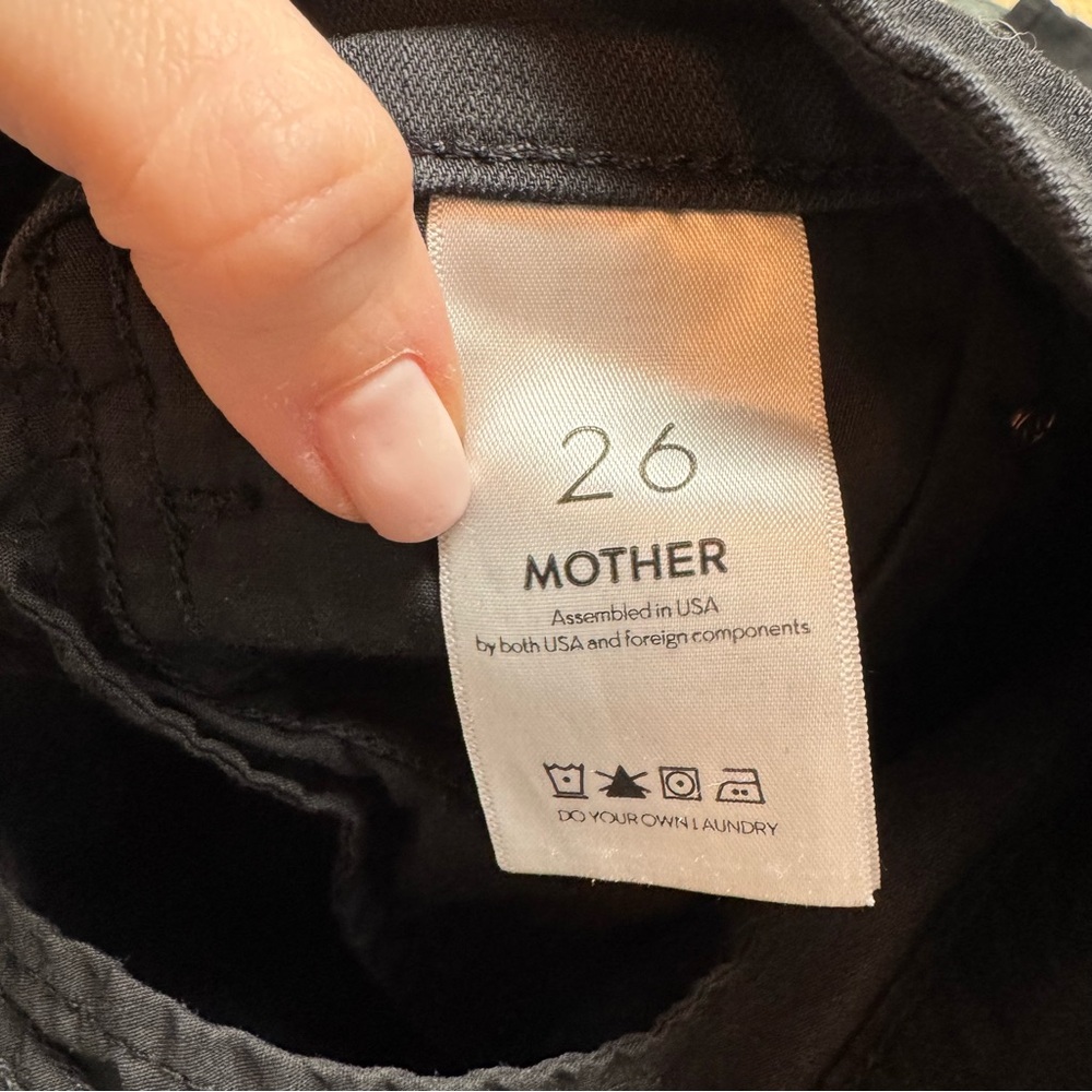 MOTHER Women's Black Jeans - Picture 5 of 14